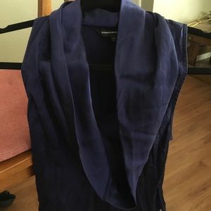 Express Silk deep royal blue top